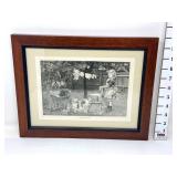 A General Washing Day - Victorian Engraving Print