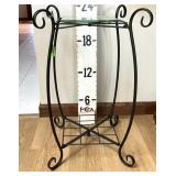 Foldable Black Wire Plant Stand