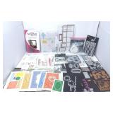 Assortment of Die Cuts, Cuttlebug Embossing