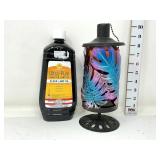 Decorative Outdoor Tabletop Oil Lamp & Lamp Oil