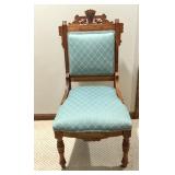 Victorian Carved Parlor Chair