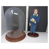 Bing & Grondahl Porcelain "Hans" Doll w/Glass
