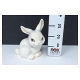 Goebel White Bunny Porcelain Figurine