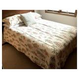 Full/Queen Bedspread w/2 Shams, 2 Pillows &