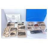 Ken Pesho - Stampscapes - Wood Mounted Rubber
