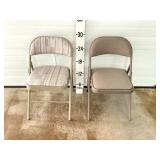 (2) Padded Folding Chairs