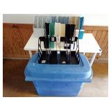 (21) Plastic Magazine Holders in Sterilite 50
