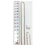 Necklace, Bracelet, & Earrings Set (The Necklace
