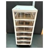 6 Drawer Organizer on Wheels