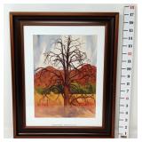 Dead Pinon Tree 1943 Print by Georgia O