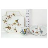 H&C Plate, Haviland Basket, & Royal Ann Cup