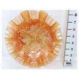 Northwood Marigold Carnival Glass Bowl - Grape