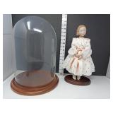 Bing & Grondahl Porcelain "Trine" Doll w/Glass