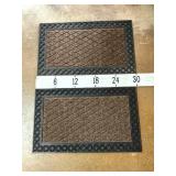 (2) Door Mats