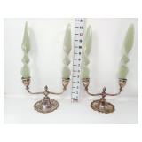 Washington Silverplate Candleholders #1729
