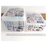 (5) Decorative Bins