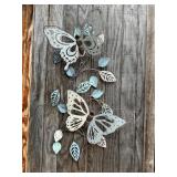 (3) Hanging Metal Yard Art