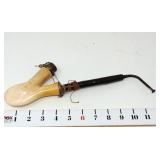 Long-Stemmed Meerschaum Pipe w/Metal Fittings