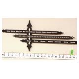 German/Swiss Wooden Perpetual Wall Calendar