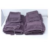 (2) Purple Towel Sets