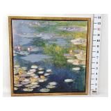 "Water Lilies" Claude Monet Canvas Wall Art