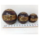 Decorative Wooden Spheres