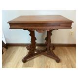 Wooden Carved Parlor Table