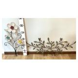 (2) Metal Wall Decor
