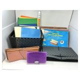 Expanding File Pockets, Binders & Folders