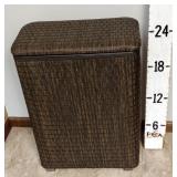 Dark Brown Wicker Hamper
