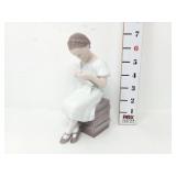 Bing & Grondahl "Knitting Girl" Figurine 1656