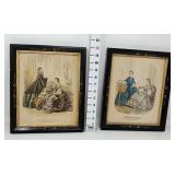 Lauguet & Roch Framed Fashion Plates