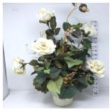 Floral Arrangement in Ceramic Pot