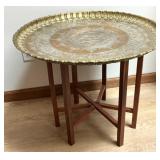 Stand w/Brass Tray Top