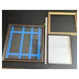 Shadowbox & (2) Frames - One w/Glass