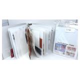 Red Rubber Cling Stamps in Notebook