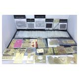 Assortment of Embossing Folders & Brass Embossing