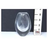 Vintage Kosta Boda Bud Vase w/ Etched Girl -