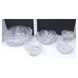 Cut Glass Serving Bowls & Compotes
