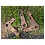 3) John Deere 2 Cylinder rock shaft arms