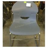(16) Virco Plastic Chairs - Gray