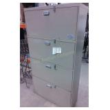 4 drawer flip out horizontal file cabinet