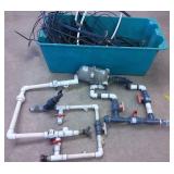 Shut off and bypass valves & misc drip line