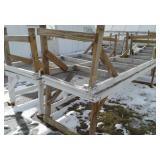 (8) Wood w/Wire Greenhouse Table - 3