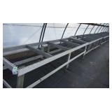 (4) Wooden w/Wire Top Greenhouses Tables - 3