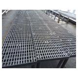 (6) Black Plastic Tables - 7 