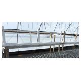 (4) Wooden w/Wire Greenhouses Tables - 3
