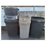 (5) Garbage Cans
