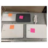 (4) Chromebooks, various brands, see photos