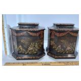 Hummingbird Bookends w/Lids